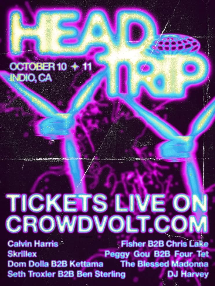 Head Trip Poster — CrowdVolt Socials